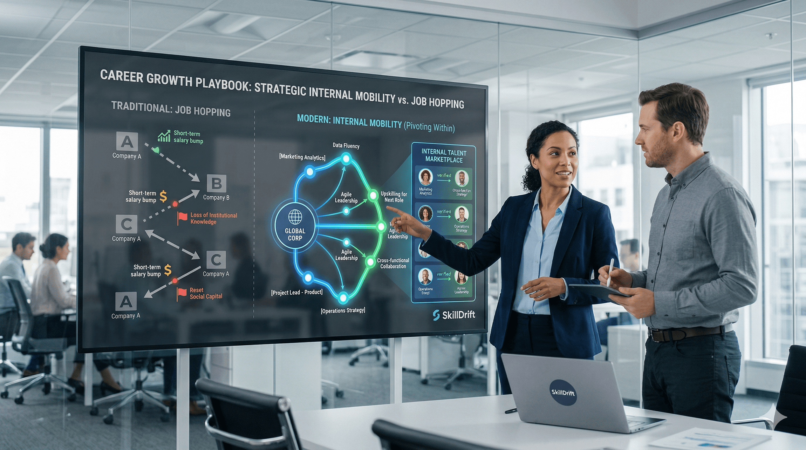 Internal Mobility vs. Job Hopping: The Playbook for Career Growth